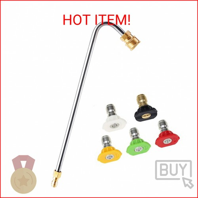 #ad RIDGE WASHER Gutter Cleaner Attachment for Pressure Washer 120 Degree Extensio $19.10