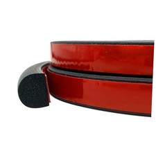 D Shape Weather Stripping, Self-Adhesive Rubber Seal Strip, Rubber Gasket for
