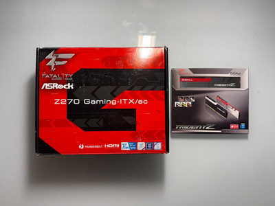 Asrock Z270 Fatal1ty Gaming ITX w/i7 7700k Processor & 16GB DDR4-3200