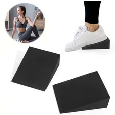 2Pcs Yoga Blocks Foam ENA Wedge Block Calf Stretcher Slant Board Foot Stretch