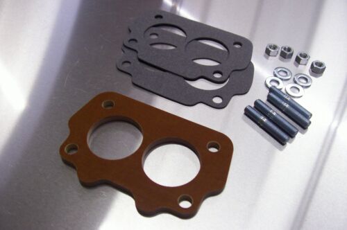 Para Rochester 2GC 2GV Carburador Grande Elevador Fenólico Aislador GM GTO Espaciador 1/4" - Imagen 2 de 3