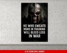 Custom Motivational Gym Banner - Fitness Wall Art for Home or Garage