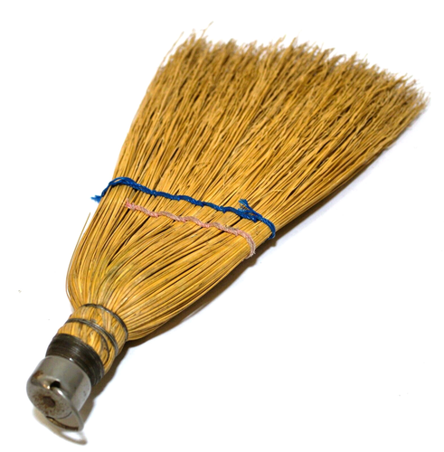 Vintage Whisk Broom Wire Wrap Metal Cap Hanger 11" - Picture 6 of 6