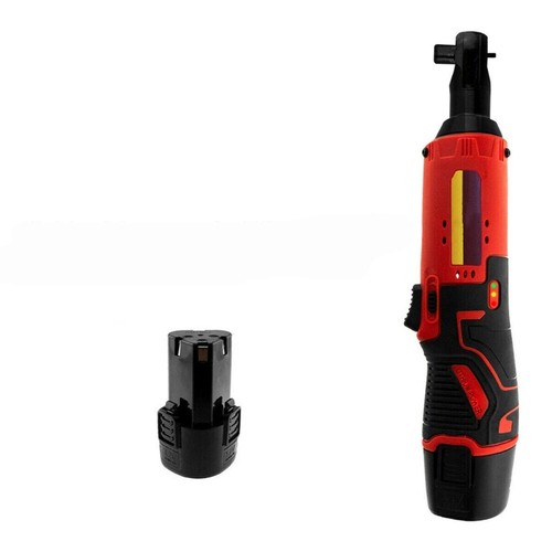 Set di strumenti chiave elettrica senza fili 3/8"" 12 v 90° cricchetto angolo retto - Foto 13 di 15