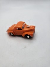 Johnny Lightning T-Jet 500 Slot Car, 41 Willy"s Gasser Orange Tjet Chassis Wow