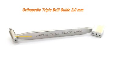 Orthopedic Triple Drill Guide and Sleeve 2.0 mm surgical instruments