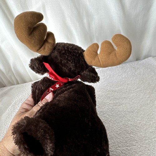 Nastro peluche Alaska imbottito alce lungo 10 pollici M - Foto 4 di 5