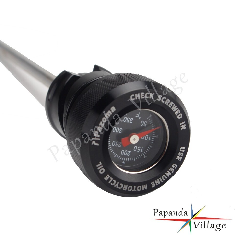 Oil Dipstick with Temperature Gauge - Black | Onekick Speedshop Oil Dipstick with Temperature Gauge - Black | Onekick Speedshop