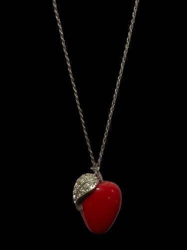 Kenneth Jay Lane Long Pave Apple 