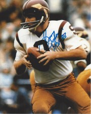 SONNY JURGENSEN WASHINGTON REDSKINS SIGNED AUTHENTIC 8x10 PHOTO w/COA QB NFL HOF
