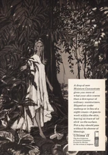 1967 Revlon Ultima II: Drop of Moisture Concentrate Vintage Print Ad