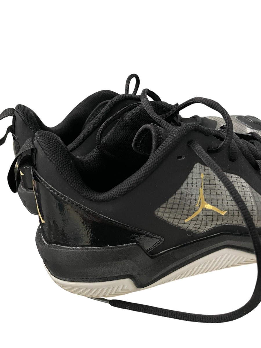 Size 11 Nike Air Jordan One Take 4 Low Black Metallic Gold DO7193