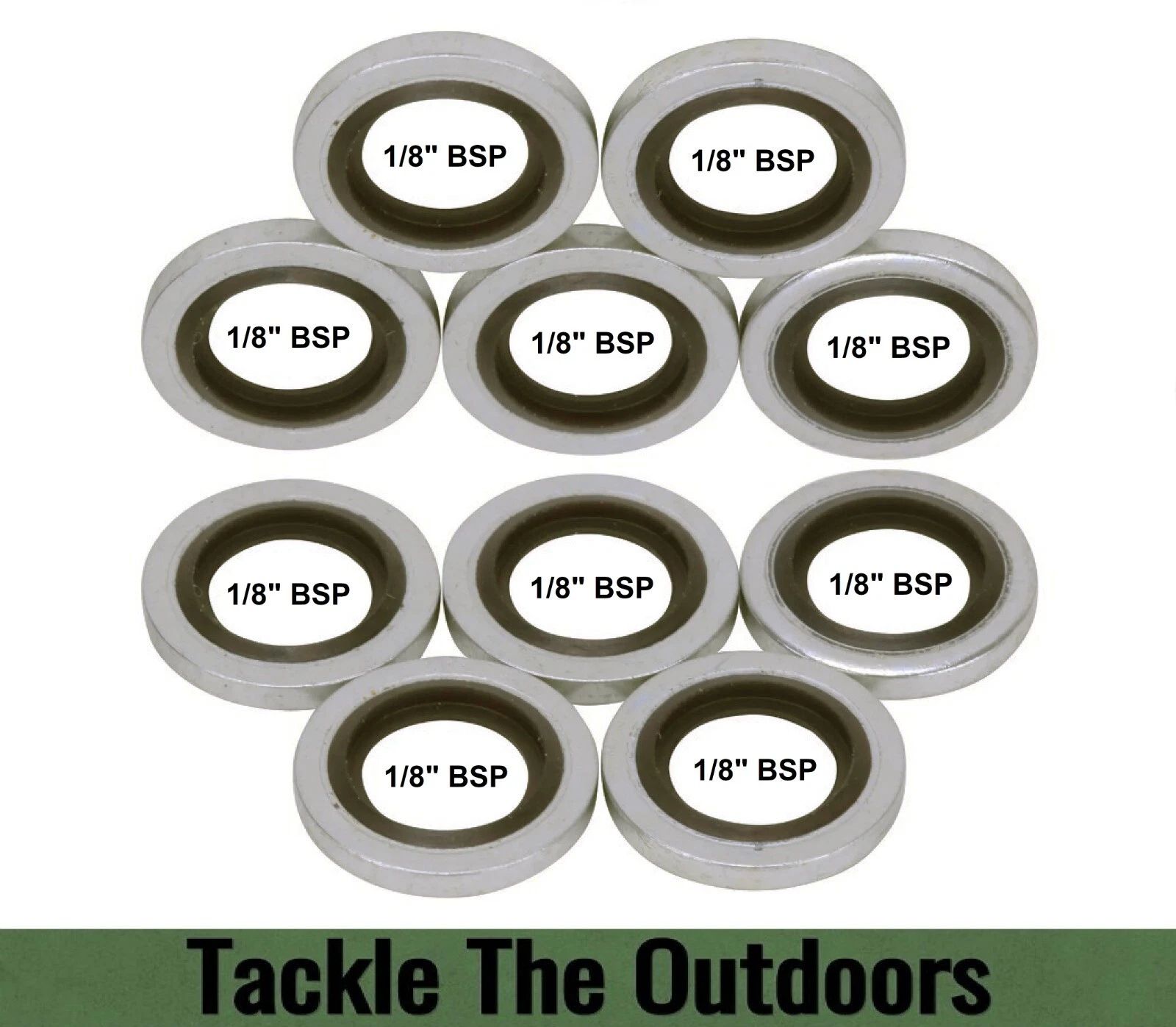1/8 BSP bonded washer seals for PCP air rifles and paintball