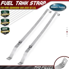 2Pcs Fuel Tank Strap for Ford Sienna1998 1999 2000 V6 3.0L Mini Passenger Van
