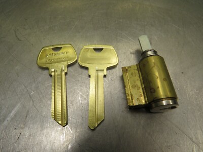 Sargent LA Key Blank Lot of 2 W/ Lock Cylinder