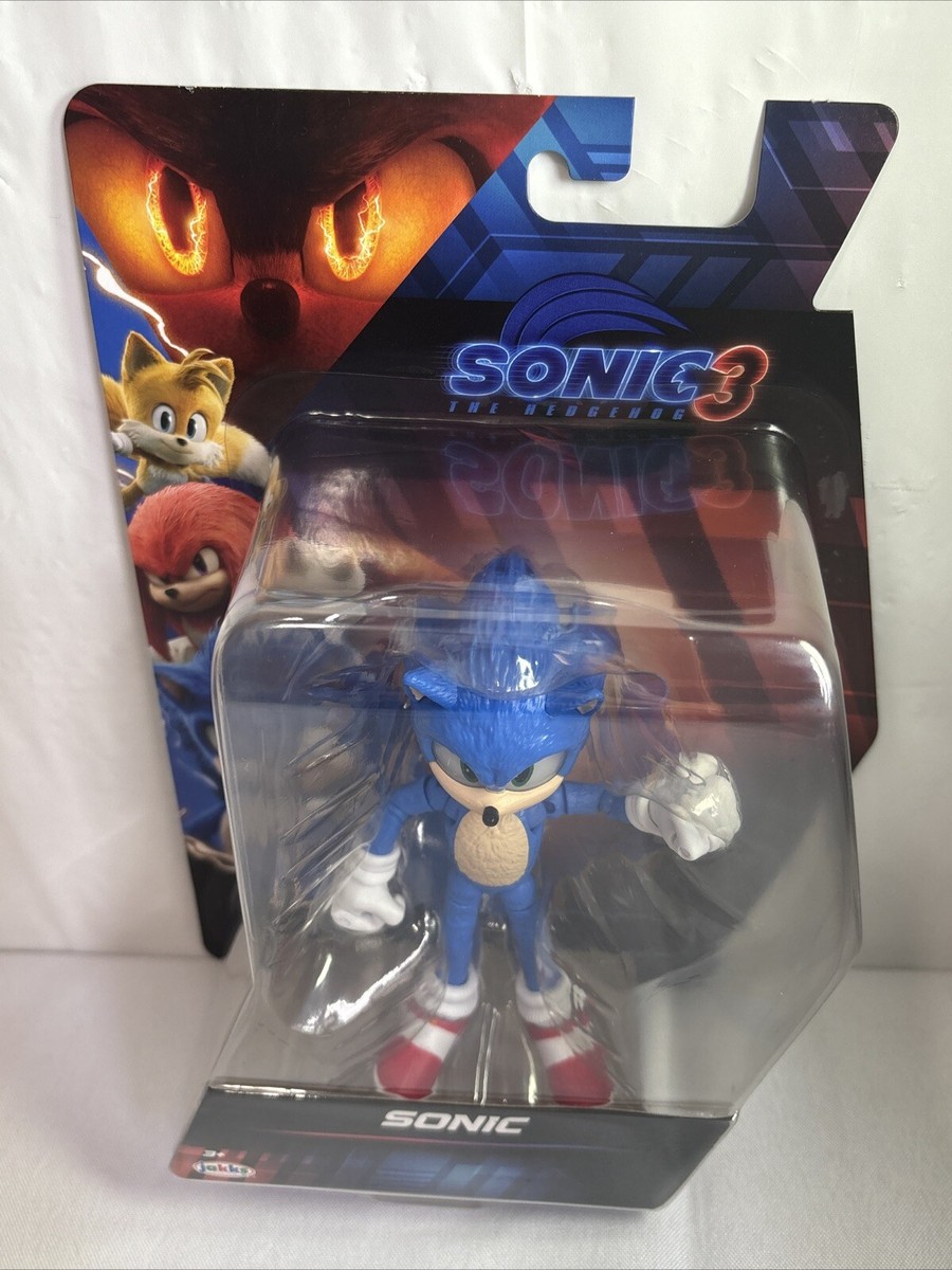 Sonic The Hedgehog 3 Movie SONIC Figure Toy Jakks 2024 5