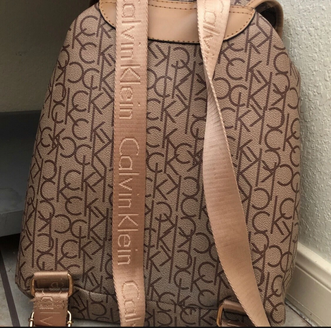 Calvin klein store backpack pink