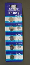 5 pcs CR1616  Lithium Battery 3 Volt