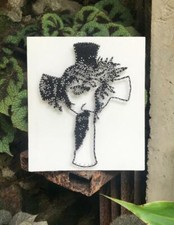 New Crist Jesus 3D Pin String Art 12x16in Wall Picture Home Decorator Handmade