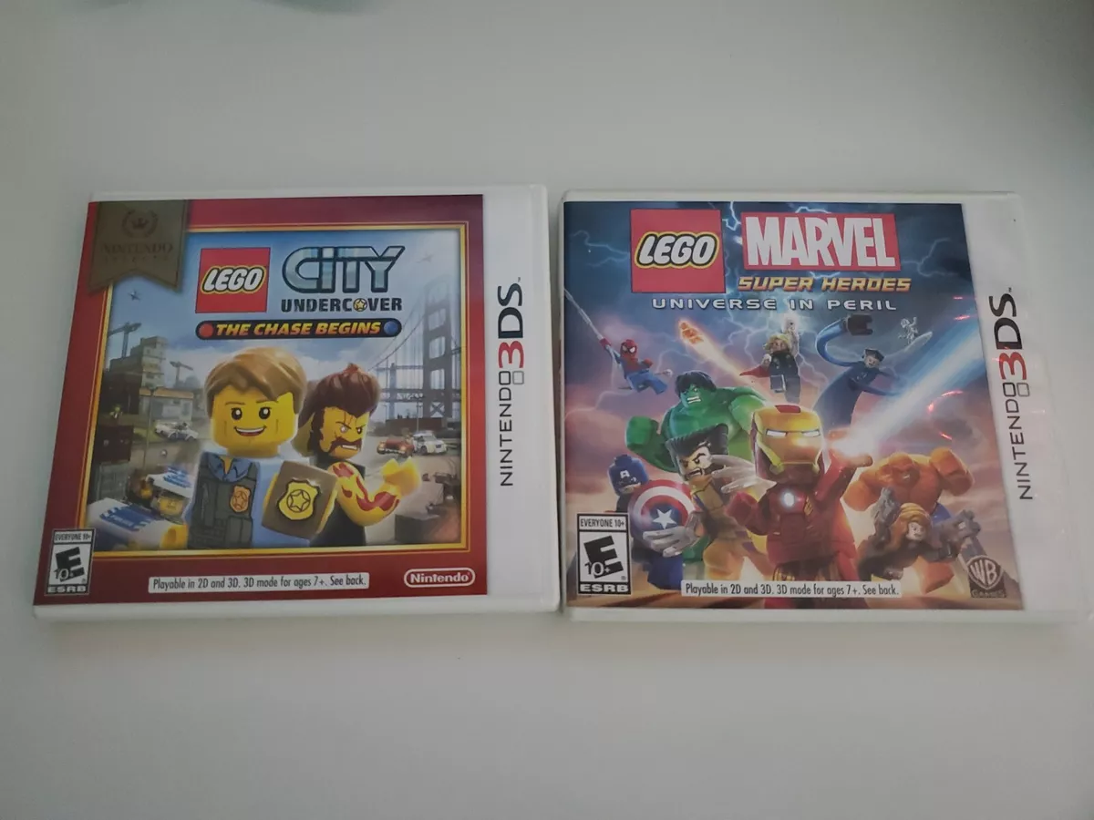 LEGO City Undercover 3DS & LEGO Marvel Super Heroes 3DS (Excellent condition) 45496742317 | eBay