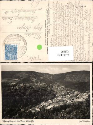423935,Schwarzburg Totale von d. Anna-Luisenhöhe