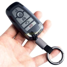 Transparent Black Smart Key Chain Cover Case For Ford Bronco Sport Edge Mustang