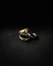 Lord of the Rings "Pack of 3" The One Ring Lotr Stainless Steel Ring Size 6-12