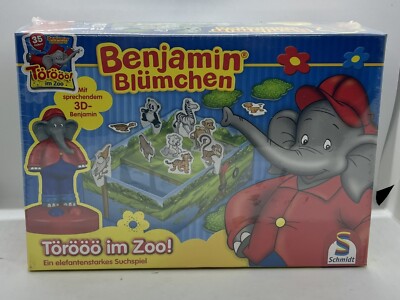 2012 Kiddinx Benjamin Blumchen Torooo Im Zoo Memory Game ~ NEW!
