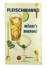 1950s Fleischmanns MIXER MANUAL Vintage COCKTAIL RECIPES Advertising WHISKEY A