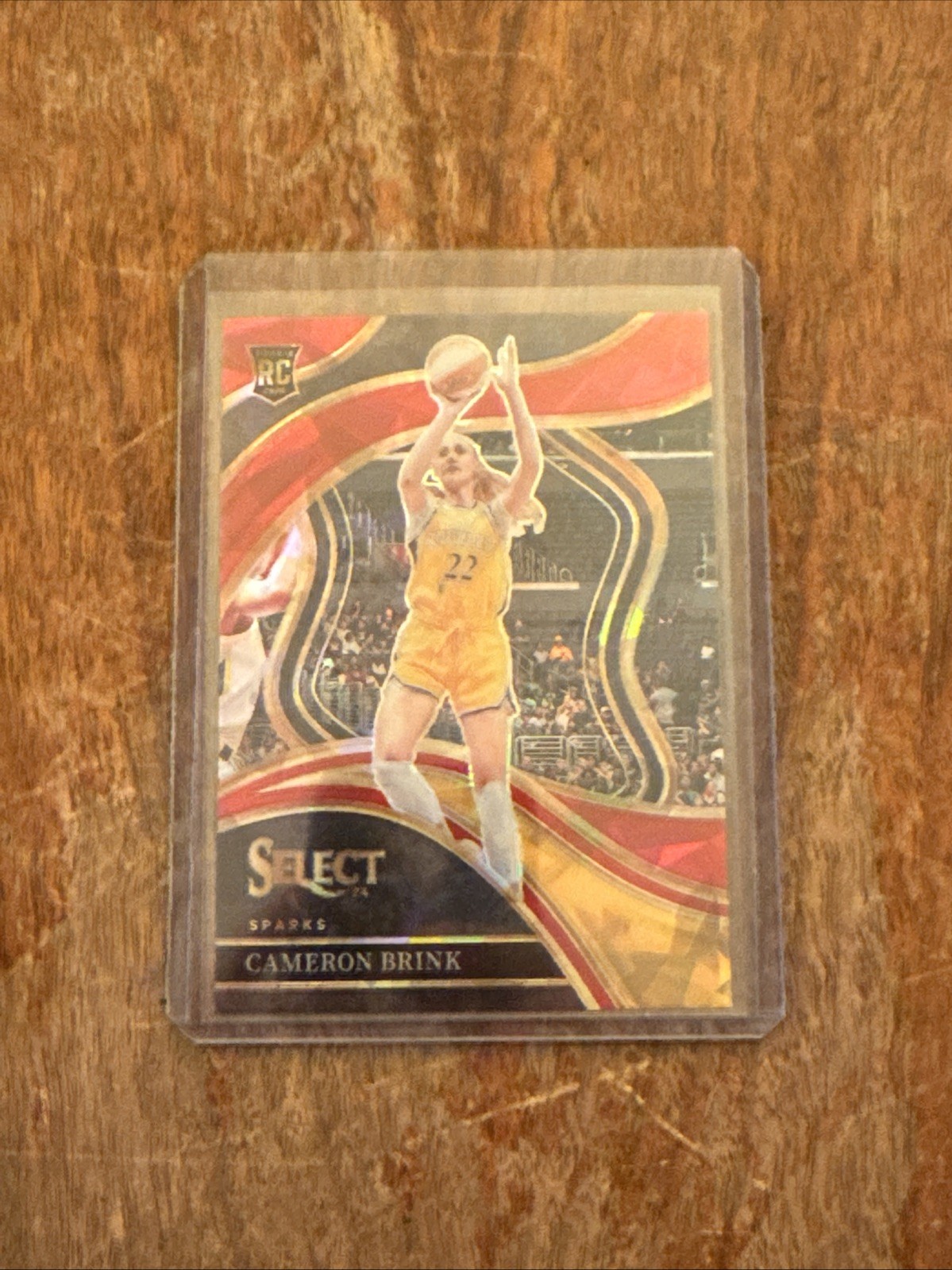 2024 Panini Select WNBA - Courtside Cameron Brink #228 Red Ice Prizm (RC)