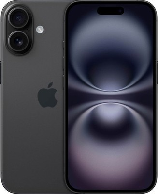 Apple iPhone 16 128GB Black LTE Cellular Straight Talk/TracFone