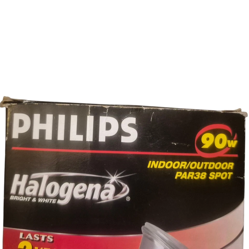 Philips 90-watt Halogena PAR38 spot light bulb. Indoor Outdoor 2 Pack 1350 Luman - Image 2 of 4