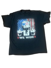 Trump We Won Wins Inauguration 47 US President 2025 Election T-Shirt SZ XL