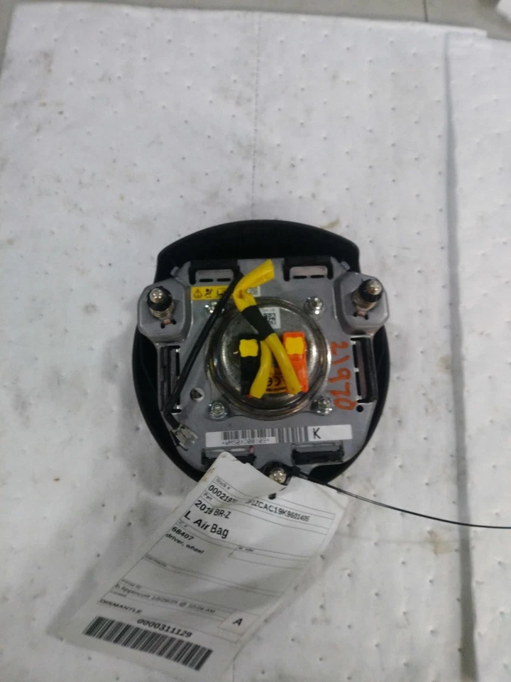 2019 Subaru BR-Z Steering Wheel Air Bag White OEM Used 69K Miles NJ25-21970 Foto 2 de 4