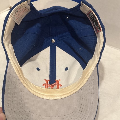 Vintage Sports Specialties, New York Mets Blue MLB Baseball Snapback Hat/Cap - Picture 2 of 6
