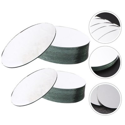 20 Pcs Minispiegel Schmikspiegel Kosmetikspiegel Glasfliesen Basteln