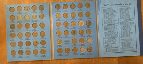 Lincoln Cent Collection - Book Number 2 - PARTIAL (80 Coins) - 1941-1974 P,D,S - Picture 2 of 5