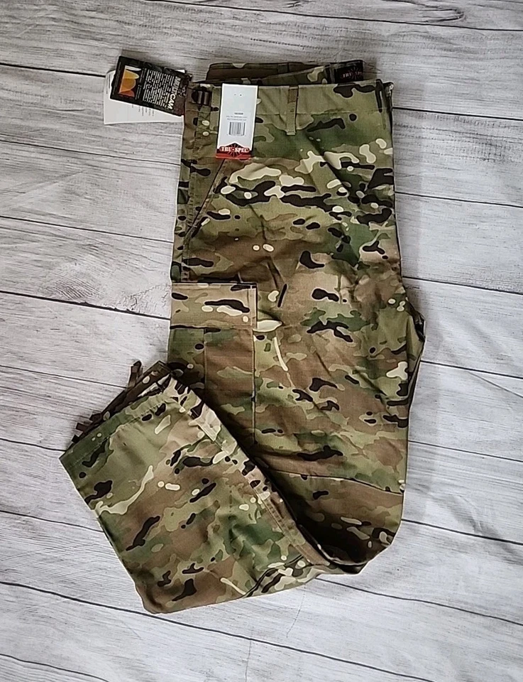 Pantalones camuflados Tru-Spec Multicam X grandes Reg BDU NUEVOS CON ETIQUETAS Foto 4 de 4