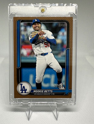 2026 Topps Series 2  Flagship Mookie Betts Rare Gold Foil /50 #35