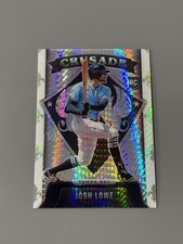 2022 Panini Chronicles Josh Lowe Crusade Silver Hyper Rookie #/299 #8 Tampa Bay