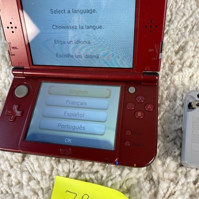 Nintendo “New” 3DS XL Metallic Red Handheld Console System RED-001