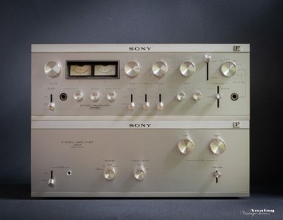 Sony Pre Amplifier TA-2000F + Power Amplifier TA-3200F, READ