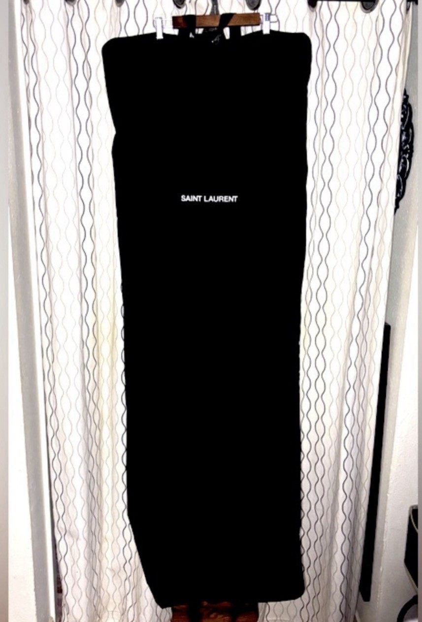 Saint Laurent Zipper Fabric Dust Cover Garment Bag - 23 x 45