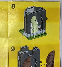 LEGO 6034 Black Monarch's Ghost Set Knights Castle Instruction Manual Only 1990