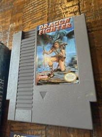Nintendo NES CIB - Dragon Fighter - Rare game by SOFEL - MINT manual - complete 