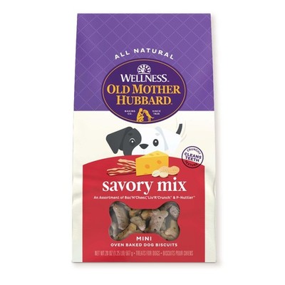 Wellness Old Mother Hubbard Classic Savory Mix Dog Biscuits, Natural Training