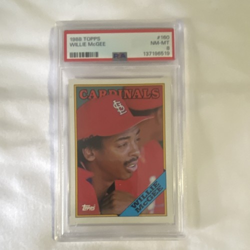1988 Topps Willie McGee #160 card