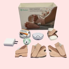 Owlet Dream Sock Smart Baby Monitor Heart Rate Oxygen Tracker Dusty Rose #BU2442