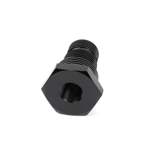 1/2-28 to 3/4-16, 13/16-16, 3/4NPT Automotive Threaded Oil Filter Adapter Black - Picture 5 of 7