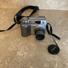 Olympus Camedia C-4000 Zoom Digital Camera 4MP w/ xD Card Tested Working Uses AA